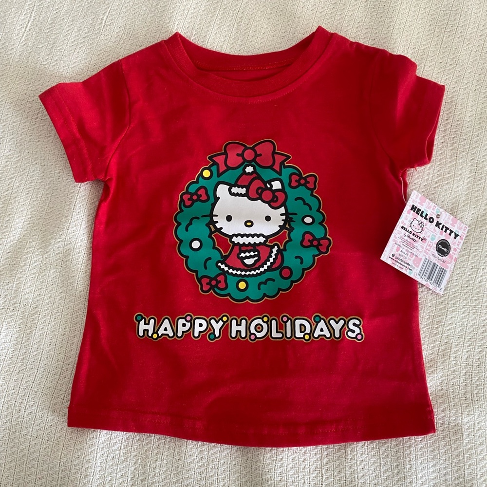 Hello kitty happy holidays shirt